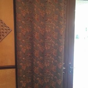 Curtains with rods! Great Condition!